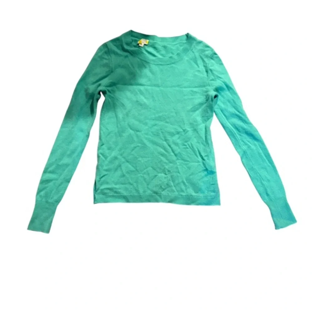 J. Crew green Cashmere Sweater xs
